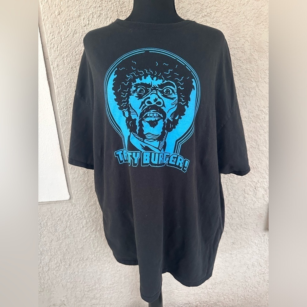 Pulp Fiction Tasty Burger Samuel L. Jackson Graphic Tee